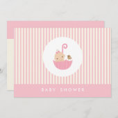 {kleine baby} baby shower uitnodiging (Voorkant / Achterkant)