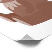 Kleine Baby Beer Nursery Poster (Hoek)