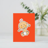 Kleine baby briefkaart (Staand voorkant)
