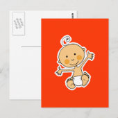 Kleine baby briefkaart (Voorkant / Achterkant)