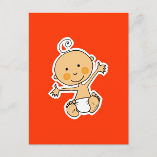 Kleine baby briefkaart