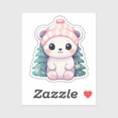 Kleine Baby Dier Xmas Magic Sticker (Vel)