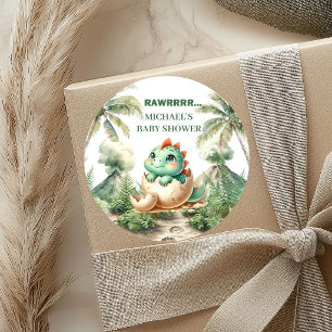 Kleine Baby Dino Stickers voor de Soon Shower-uitk
