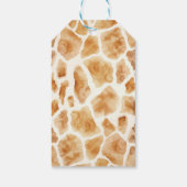 Kleine Baby Giraffe Dank je cadeau Labels Cadeaulabel (Achterkant)