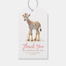 Kleine Baby Giraffe Dank je