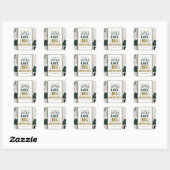 Kleine baby grote vierkante sticker (Vel)
