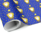 Kleine Baby Jezus in de Manger Wrapping Paper Cadeaupapier (Rol Hoek)
