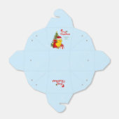 Kleine Baby kerst Bedankdoosjes (Uitgevouwen)