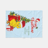 Kleine Baby kerst Fleece Deken (Voorkant (Horizontaal))