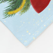 Kleine Baby kerst Fleece Deken (Hoek)