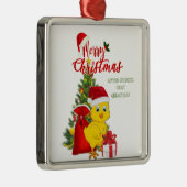 Kleine Baby kerst Metalen Ornament (Rechts)