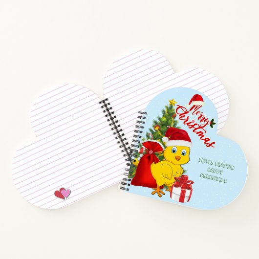 Kleine Baby kerst Notitieboek (Binnen)