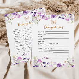 Kleine baby met paarse vlindergouden vlinder