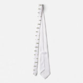 Kleine baby muskie Vector Art Fish Boerderij Stropdas (Achterkant)