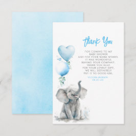 Kleine Baby olifant bedankt