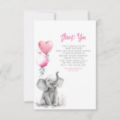 Kleine Baby olifant bedankt (Voorkant)