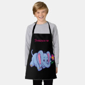 Kleine Baby olifantenbloem Kinder op maat Schort (Gedragen)