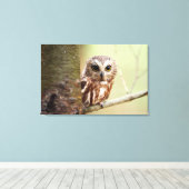 Kleine Baby | Ontarios Canvas Afdruk (Insitu (Houten vloer))