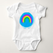 Kleine Baby regenboog Romper (Voorkant)