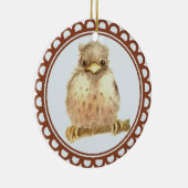 Kleine Baby Robin Keramisch Ornament (Rechts)