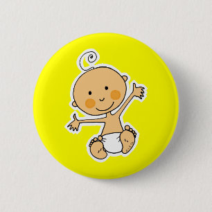 Kleine baby ronde button 5,7 cm