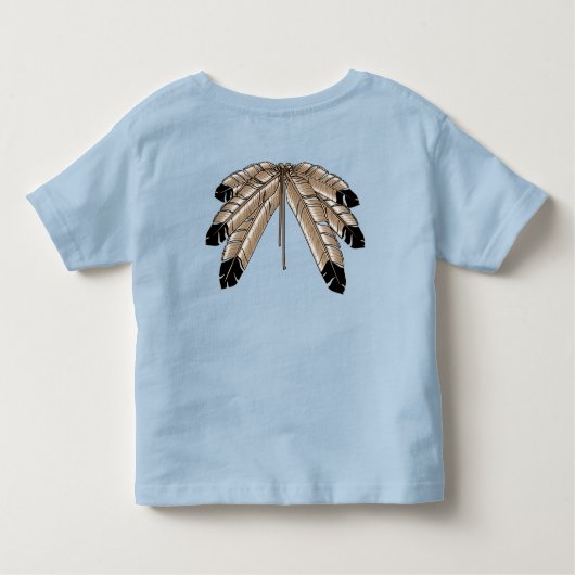 Kleine Baby Shirt Eerste Naties Toddler T-shirt (Achterkant)