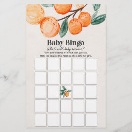 kleine baby shower baby bingo