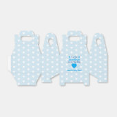 Kleine Baby shower Bedankdoosjes (Uitgevouwen)