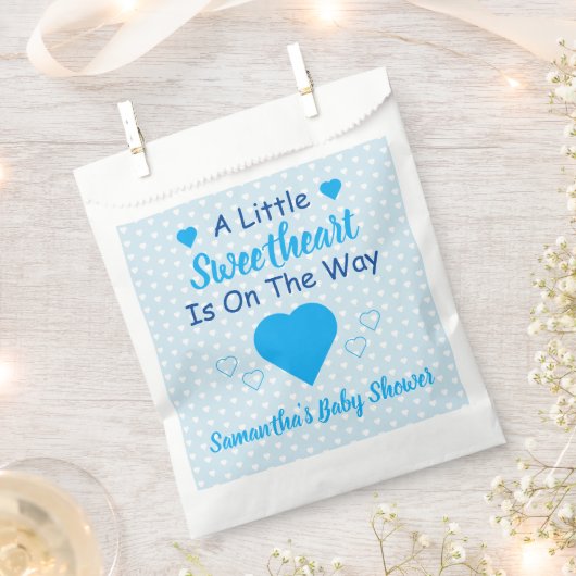 Kleine Baby shower Bedankzakje (Geknipt)