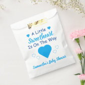 Kleine Baby shower Bedankzakje (Gezegeld)