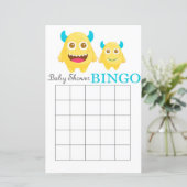 Kleine baby shower bingo (Staand voorkant)
