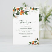 kleine baby shower dank je creditcard bedankkaart (Staand voorkant)