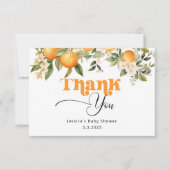 Kleine baby shower dank je kaart (Voorkant)