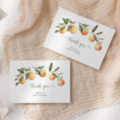 Kleine baby shower dank je kaart