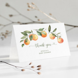 Kleine baby shower dank je kaart