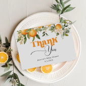 Kleine baby shower dank je kaart