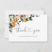 Kleine baby shower dank je kaart (Voorkant)