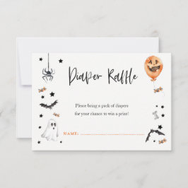 Kleine Baby shower Diaper-kaart Kaart