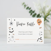 Kleine Baby shower Diaper-kaart Kaart (Staand voorkant)