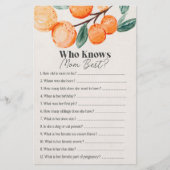 kleine baby shower die het beste bij mam weet (Voorkant)