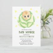 Kleine Baby shower jongen meisje Save The Date (Staand voorkant)