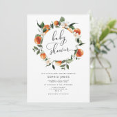 Kleine baby shower kaart (Staand voorkant)