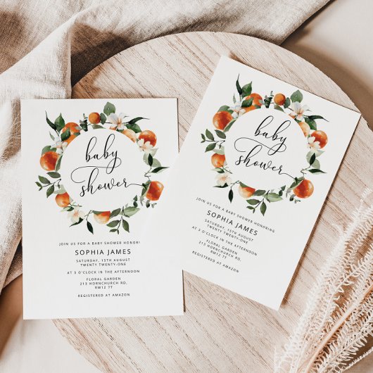 Kleine baby shower kaart