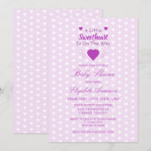 Kleine Baby shower Kaart (Voorkant / Achterkant)