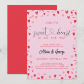 Kleine Baby shower Kaart (Voorkant / Achterkant)