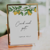 Kleine baby shower kaart en cadeaubon