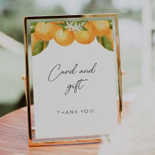 Kleine baby shower kaart en cadeaubord