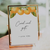 Kleine baby shower kaart en cadeaubord