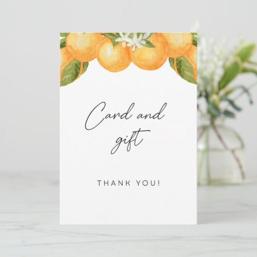 Kleine baby shower kaart en cadeaubord (Staand voorkant)