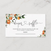 Kleine baby shower-luierkaartje informatiekaartje (Voorkant)